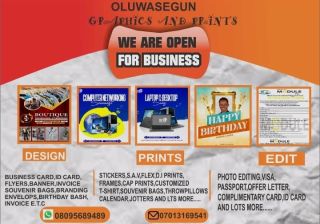 Graphics designs and printings