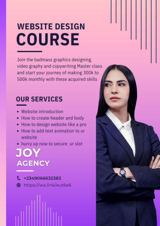 Website design course